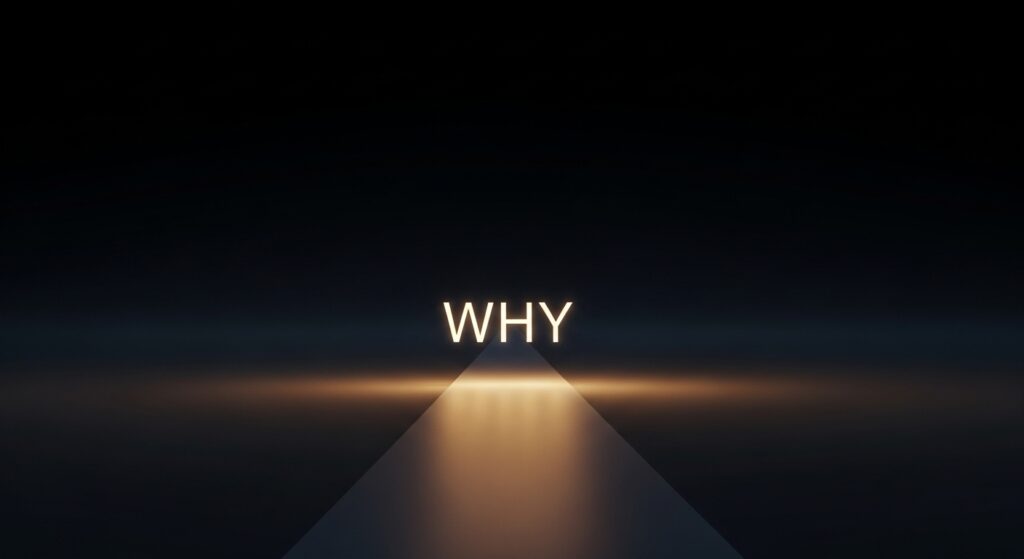 「行動する理由」を考えるイメージ画像