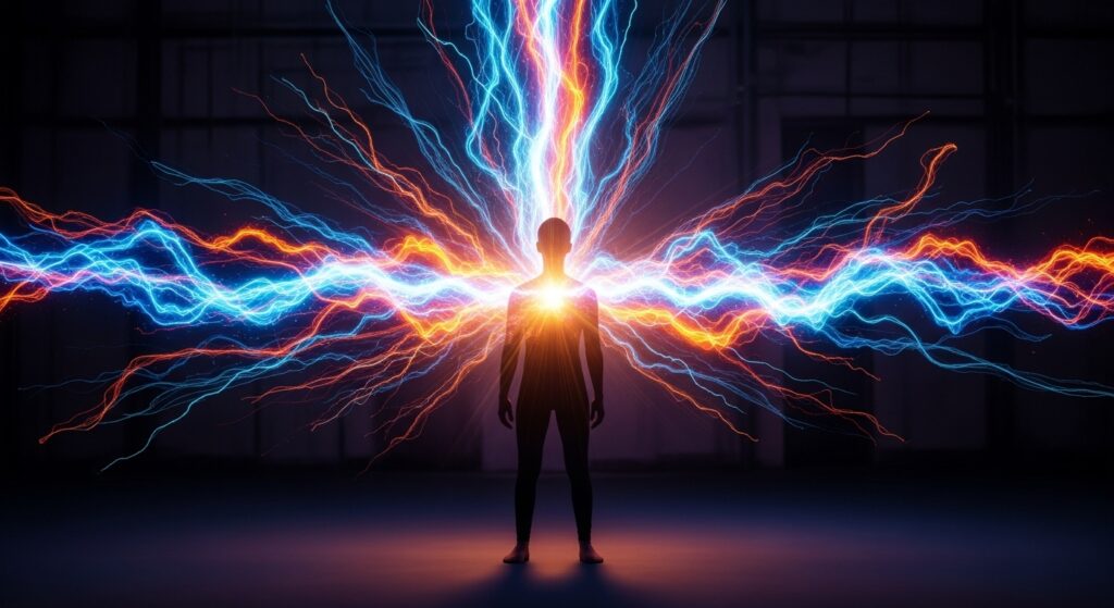 「感情の持つ力」を表したイメージ画像。熱い情熱