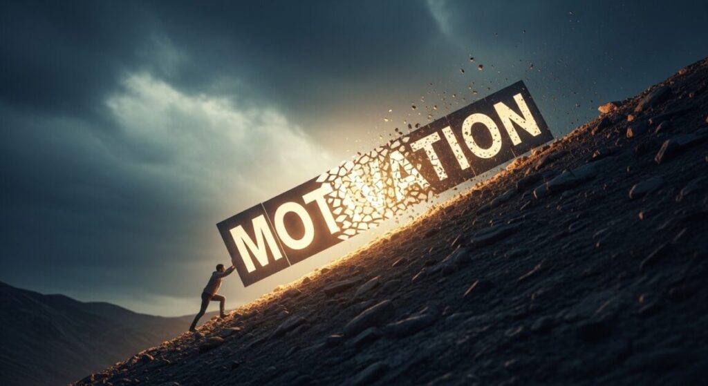 モチベーションが崩壊していっている様子