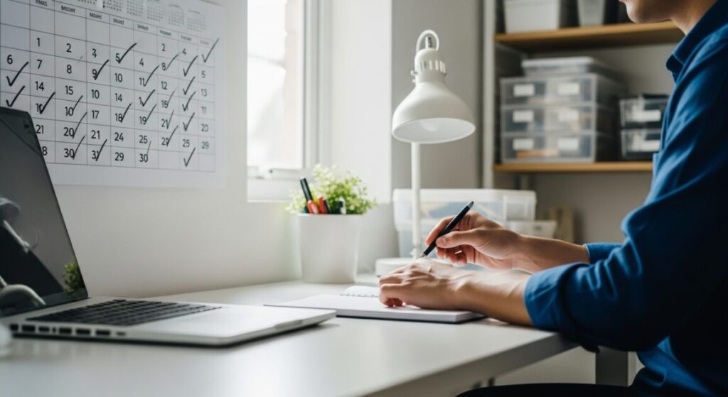 行動を継続できている人。