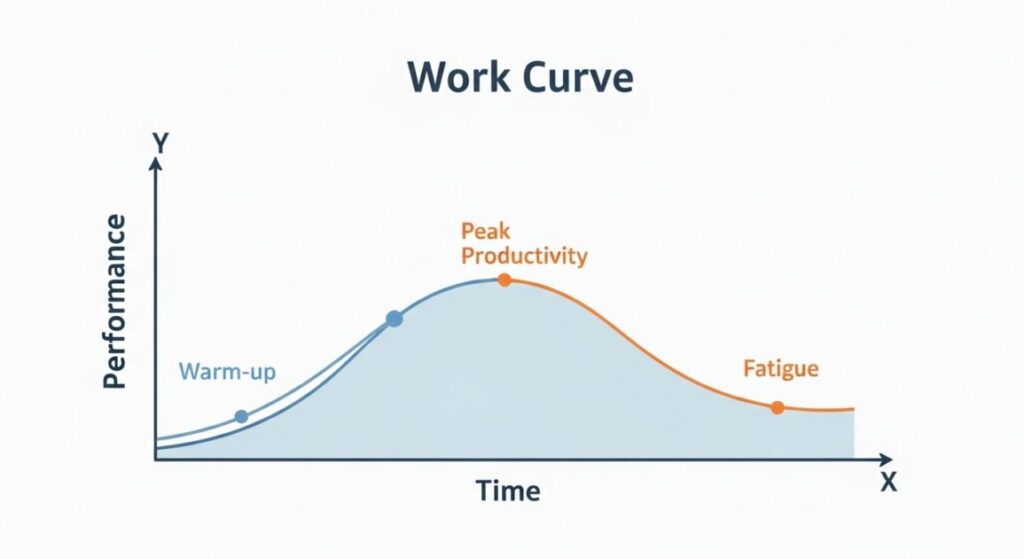 作業曲線のイメージ図