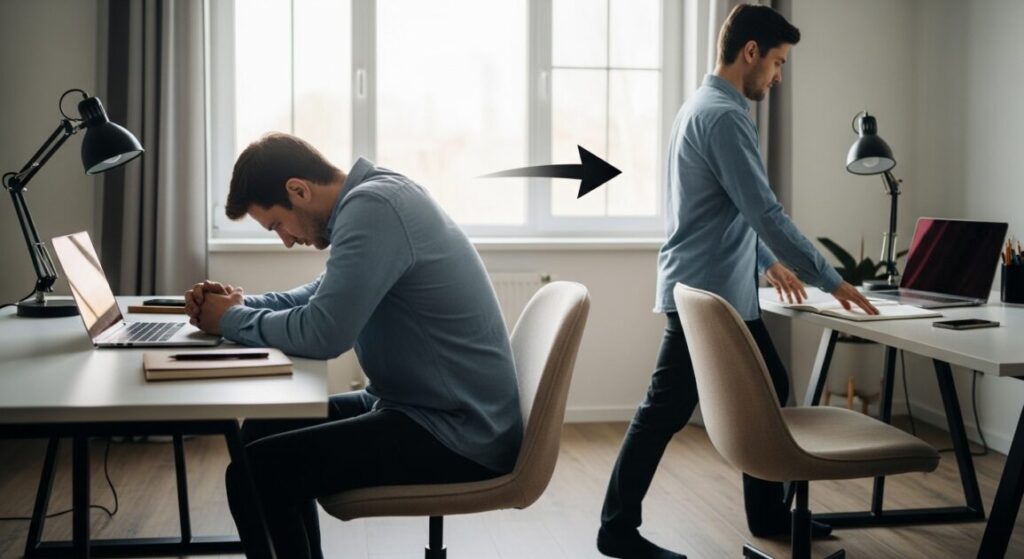 行動を起こせるようになった男性