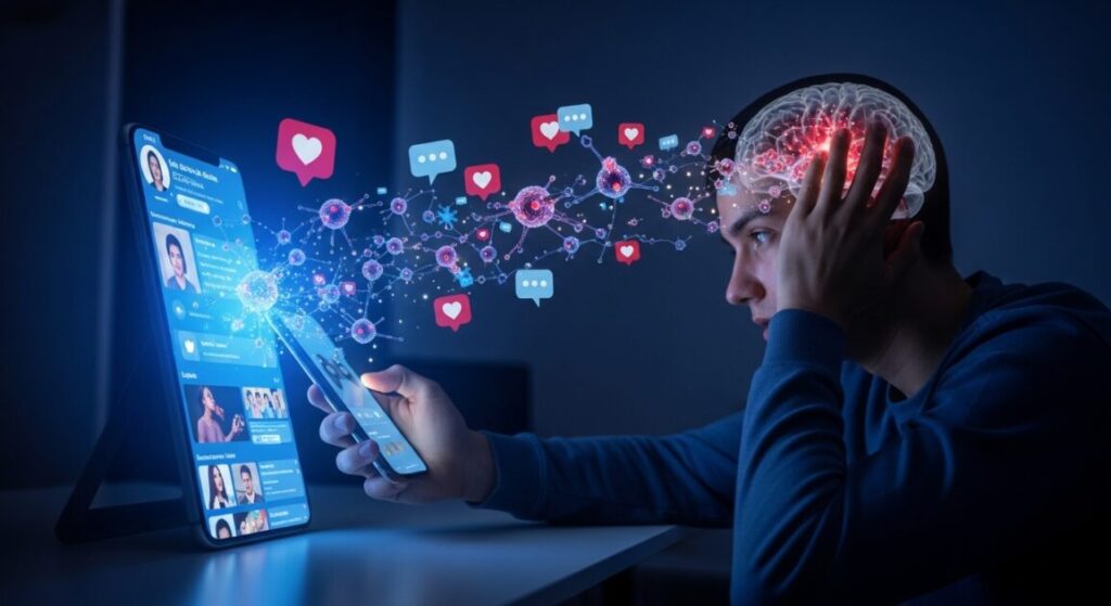 SNSとゲームにはまってしまっている人