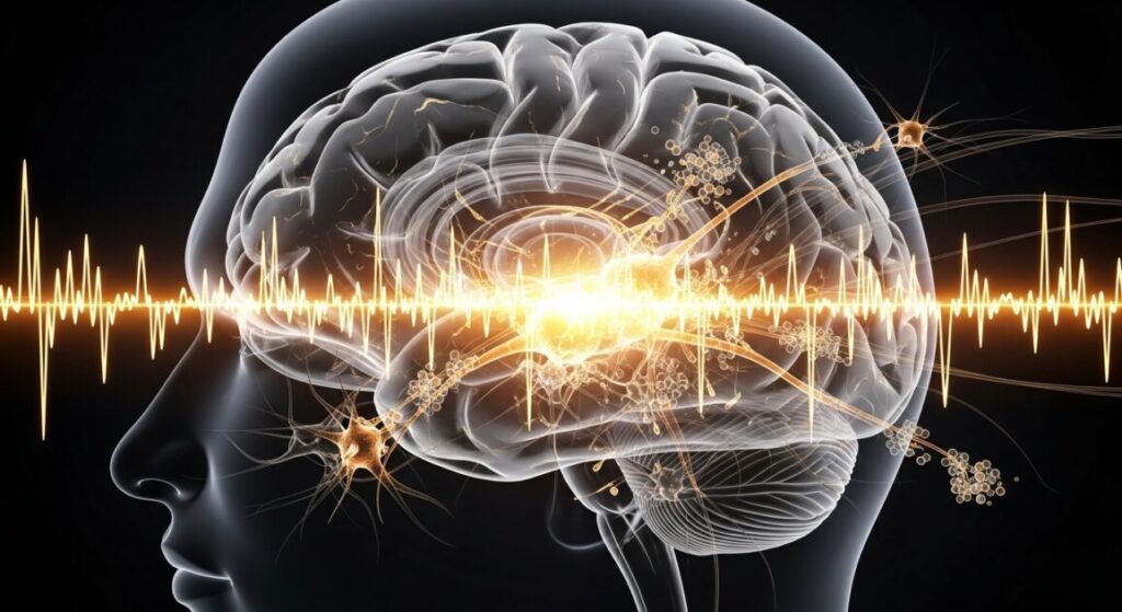 脳の神経回路が侵されてい閉まっている人