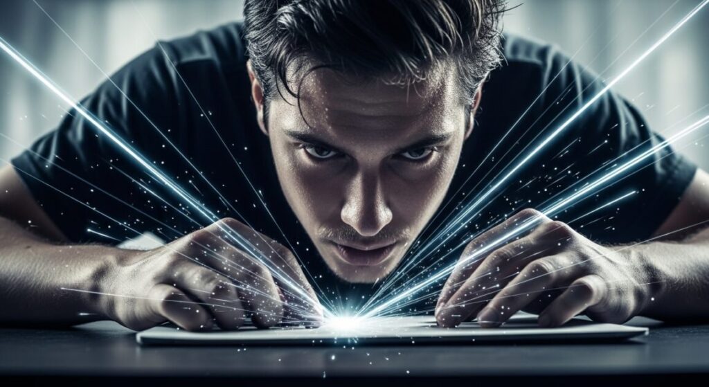 フロー状態に入り、作業に没頭できている人