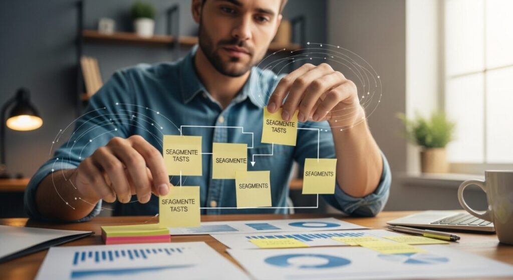 作業を細かく分割している人