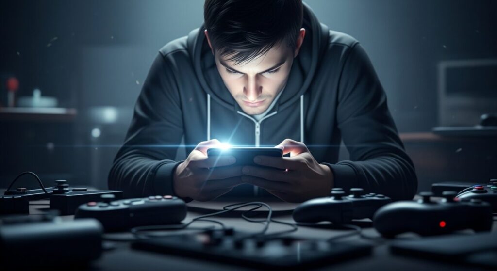 スマホゲームやSNSにハマっている人